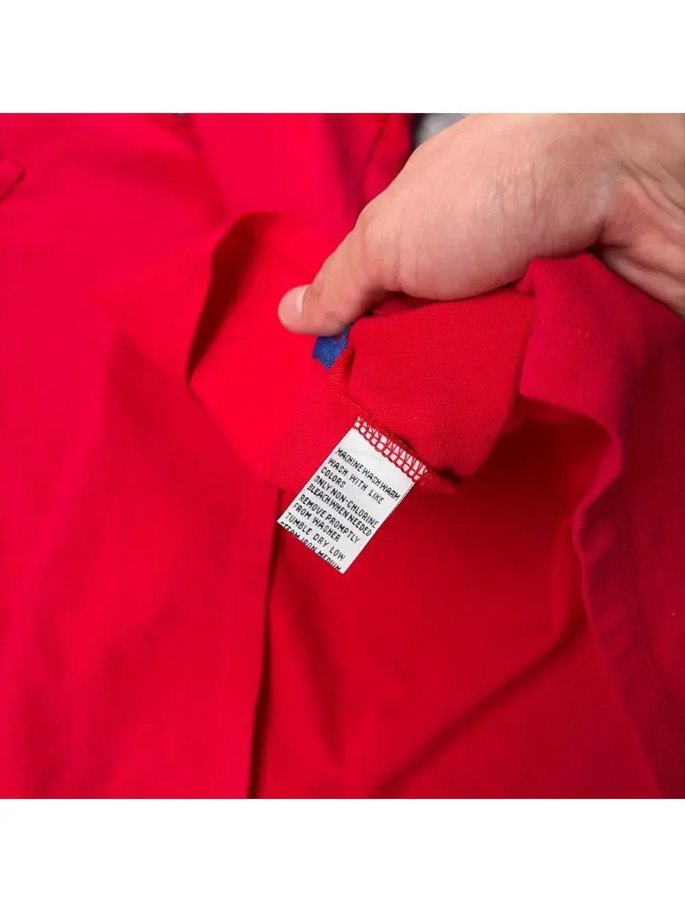 Vintage Red Polo Ralph Lauren Big Pony Polo Shirt